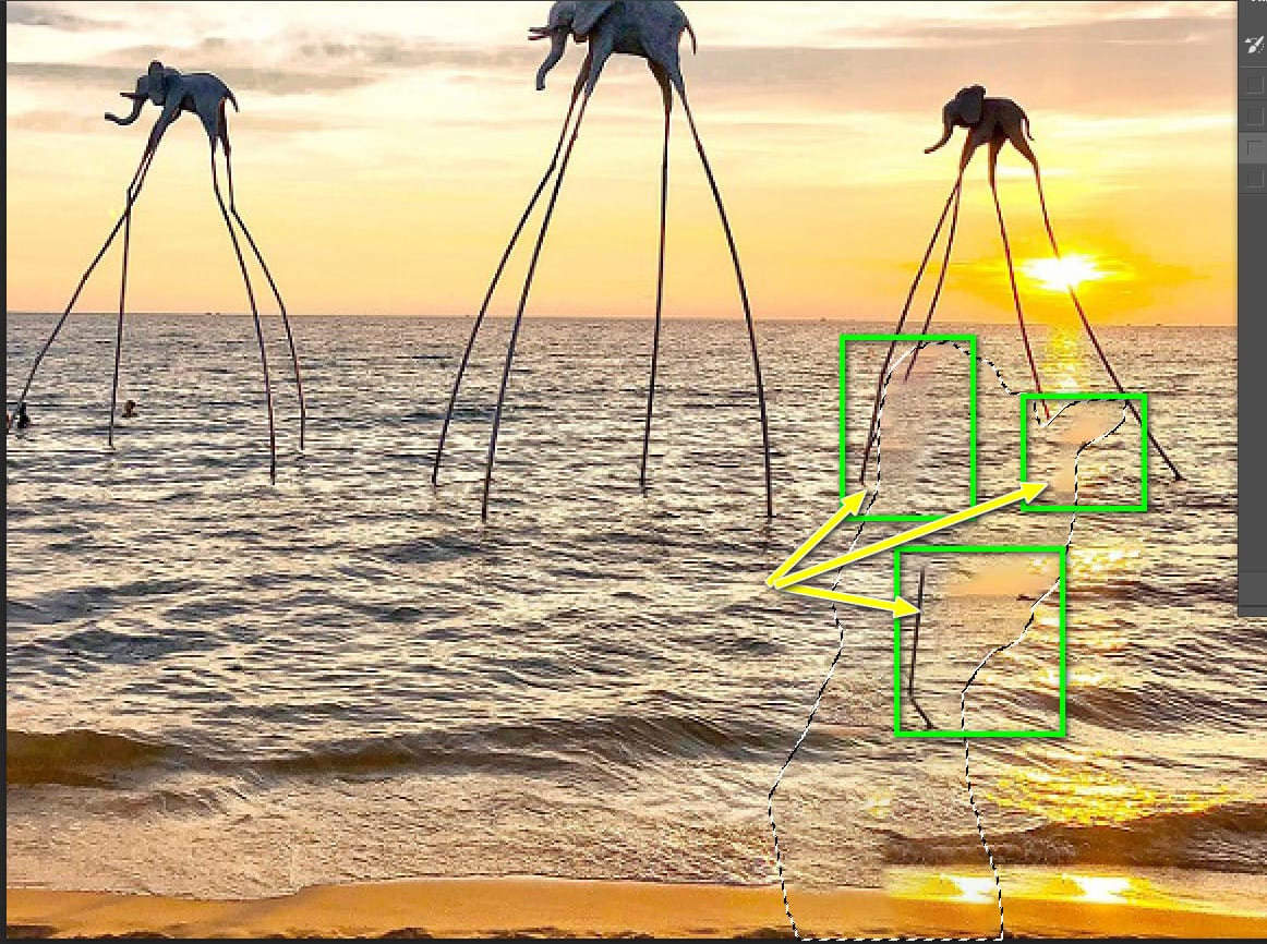 ảnh sau khí xóa và ảnh mầu