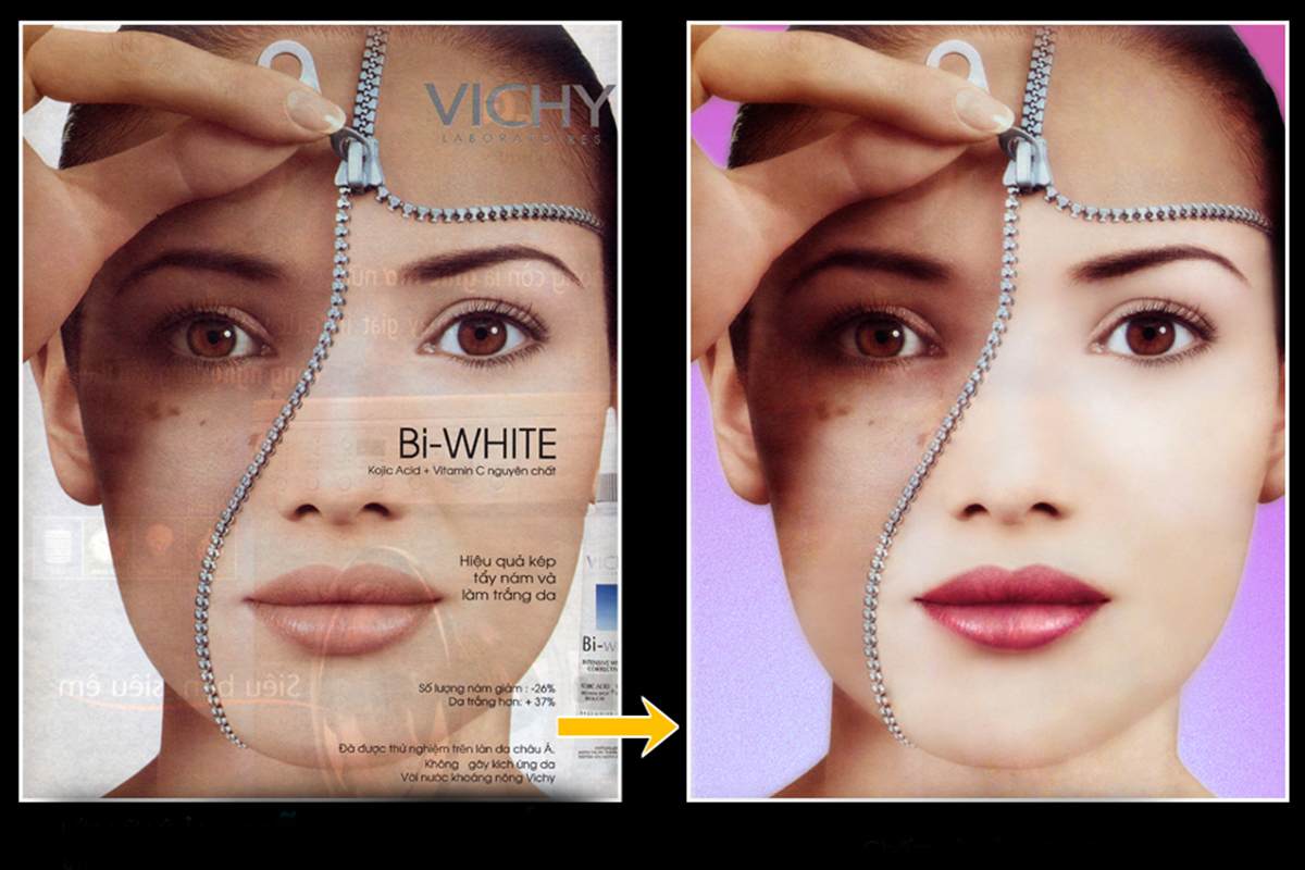 Bài tập số 3 làm mịn da trong photoshop