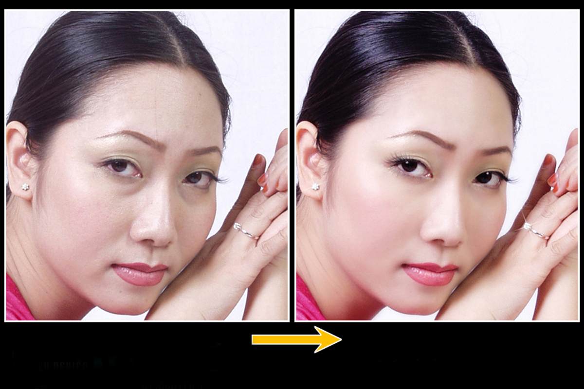 Bài tập số 4 làm mịn da trong photoshop