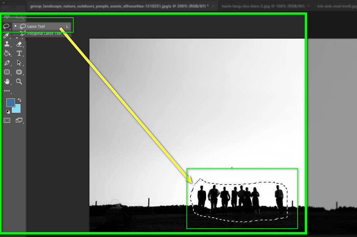 chọn người cần xóa