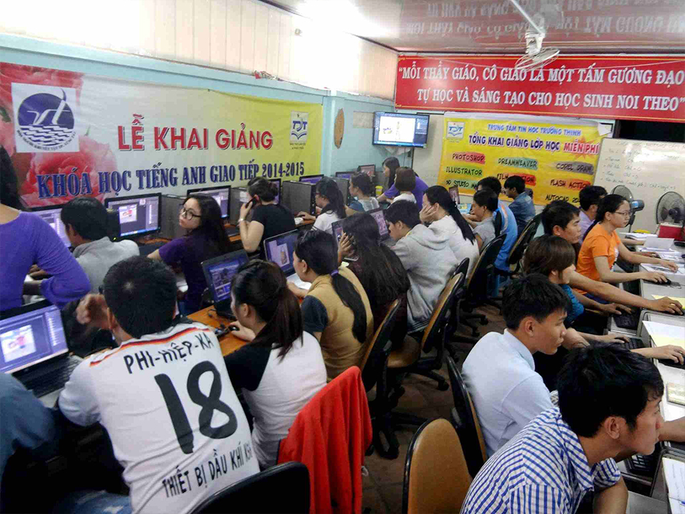 Tin học vũng tàu khai giảng thường xuyên lớp học online
