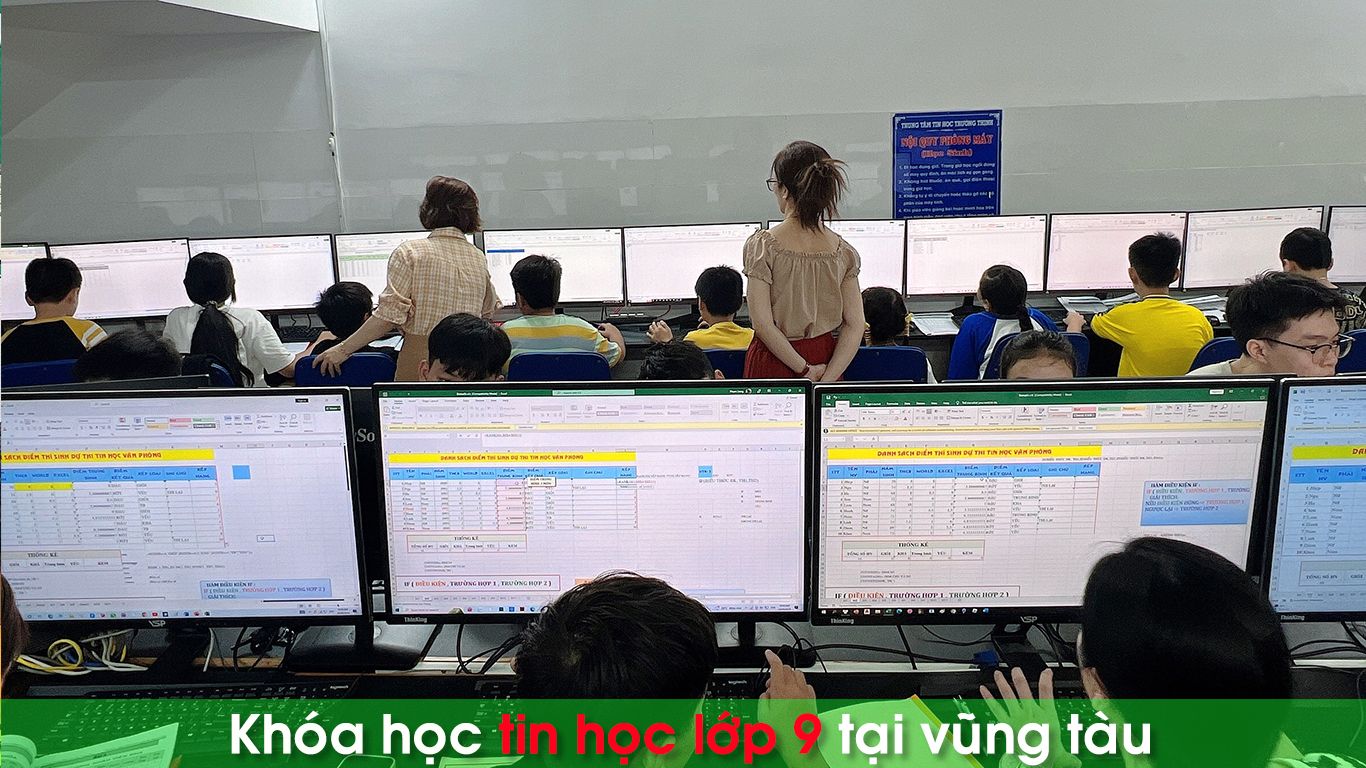 Học tin học lớp 9 vũng tàu