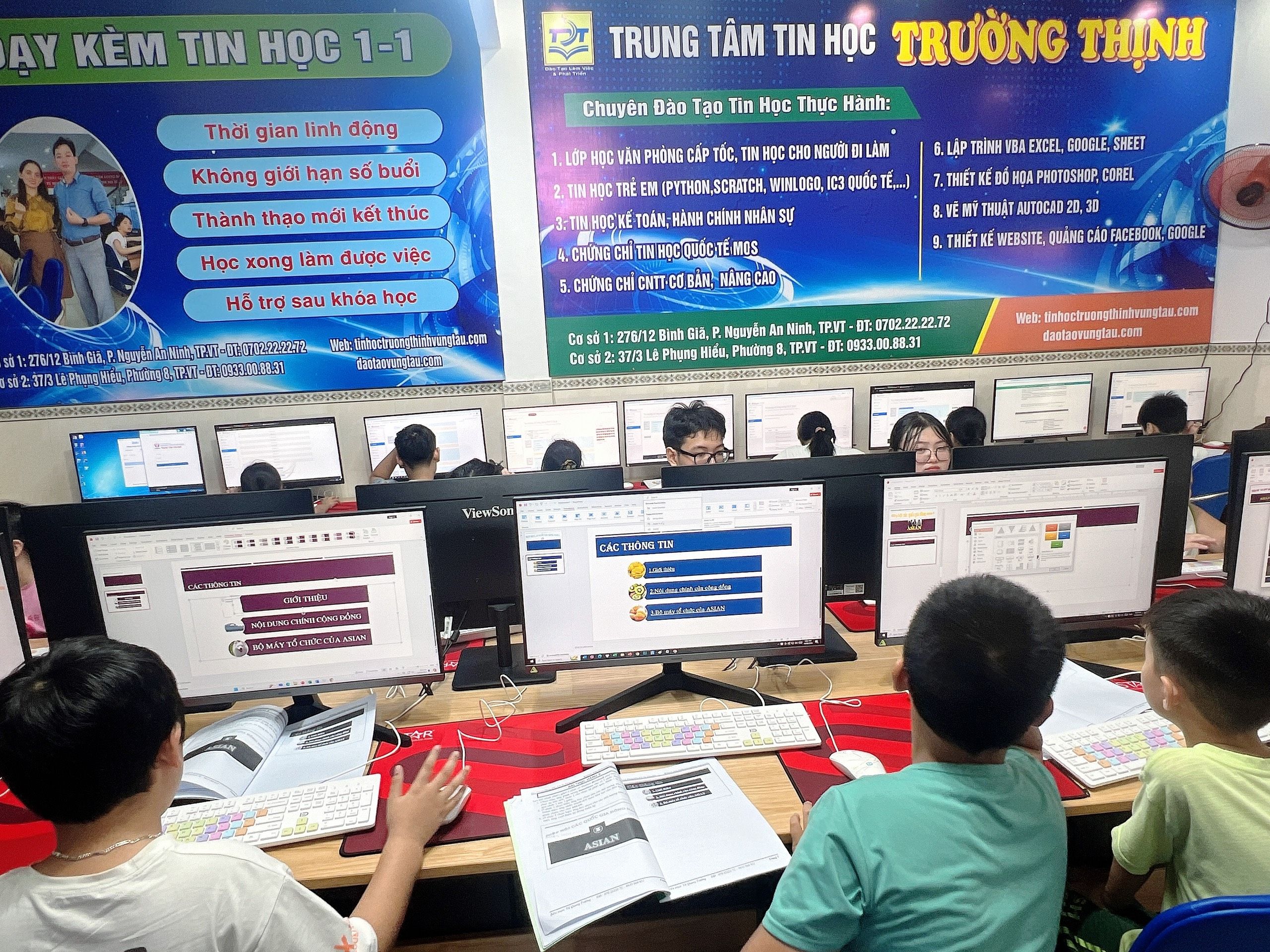 Khóa học tin học lớp 4 vũng tàu