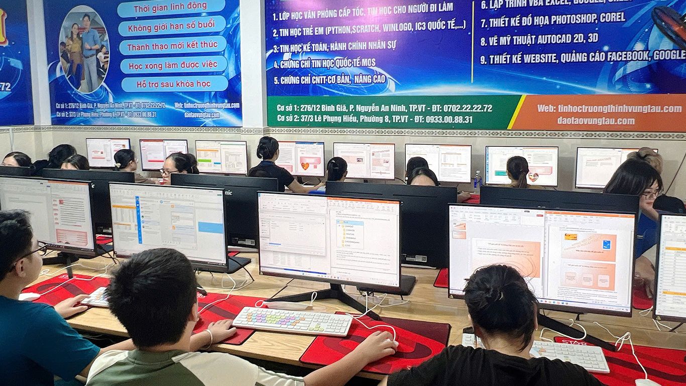 tin học lớp 6 vũng tàu