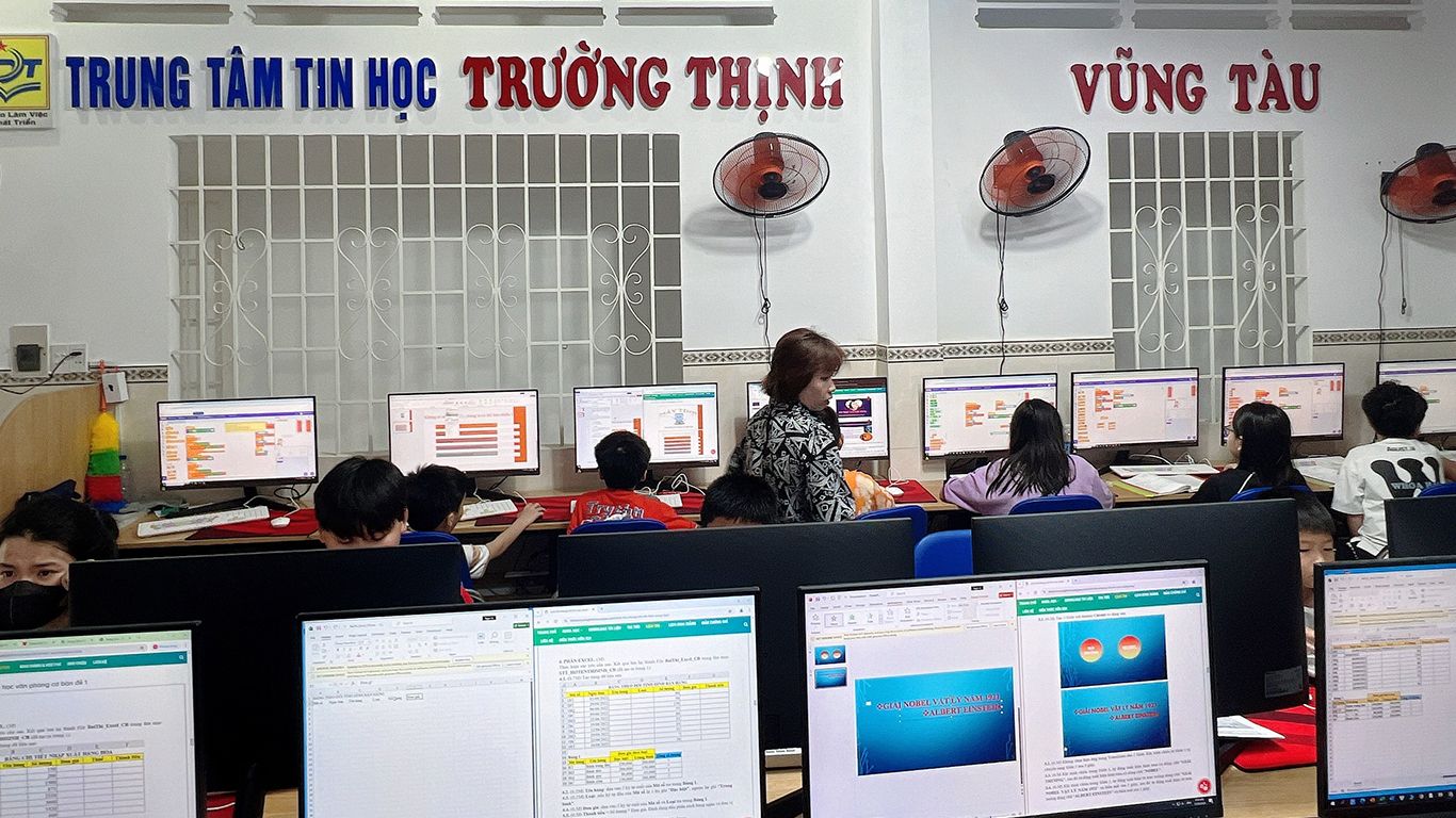 trung tâm dạy tin học lớp 6 tại vũng tàu